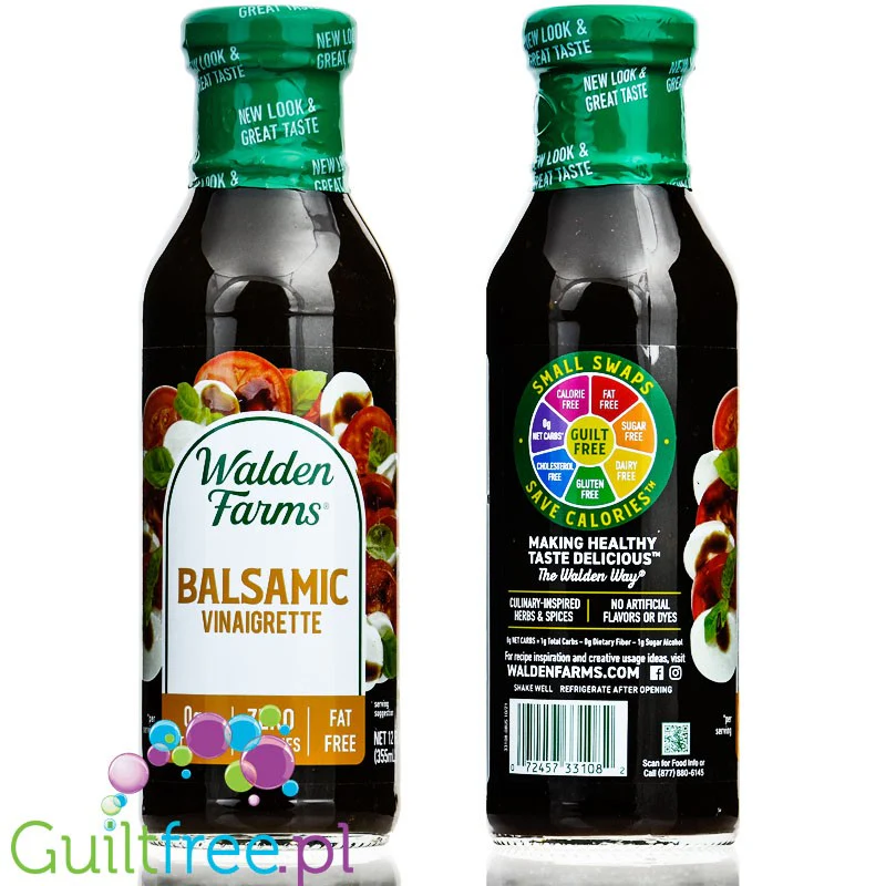 Walden Farms Balsamic Vinaigrette Dressing USA - sos sałatkowy zero kcal ze stewią