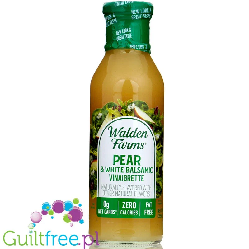 Walden Farms Vinaigrette, Pear & White Balsamic USA - 0kcal, dressing gruszkowy winegret ze stewią - Image 4