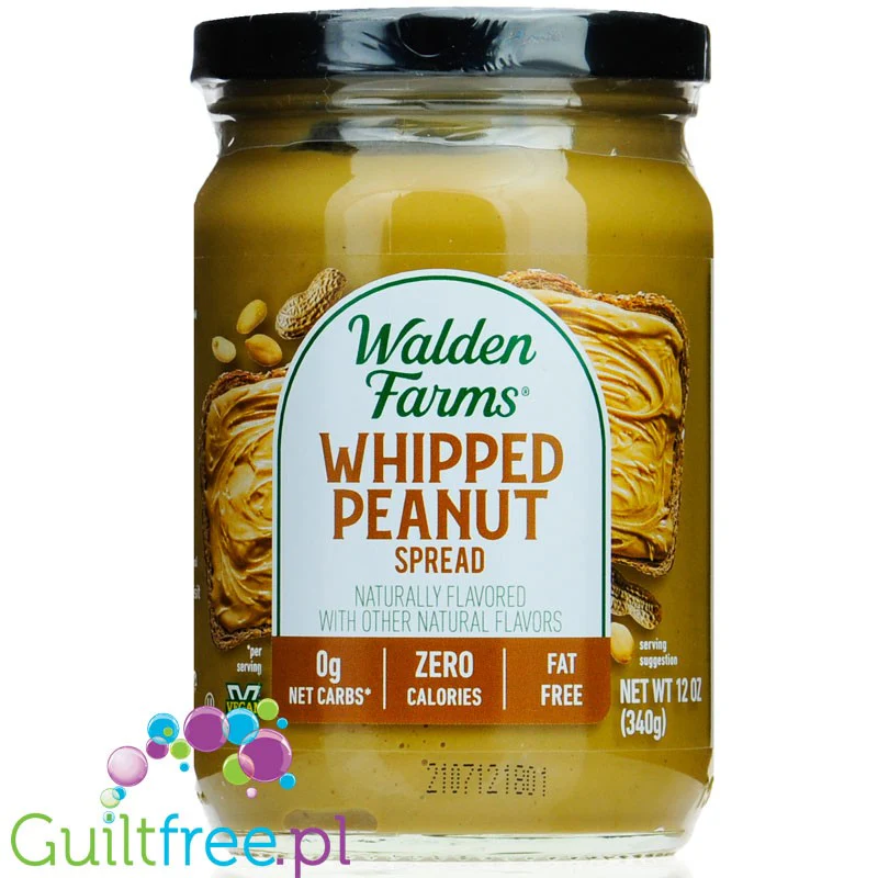 Walden Farms Whipped Peanut Butter USA - krem orzechowy zero ze stewią