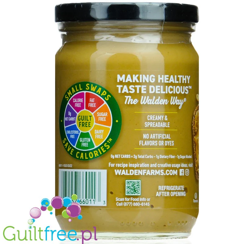 Walden Farms Whipped Peanut Butter USA - krem orzechowy zero ze stewią - Image 3
