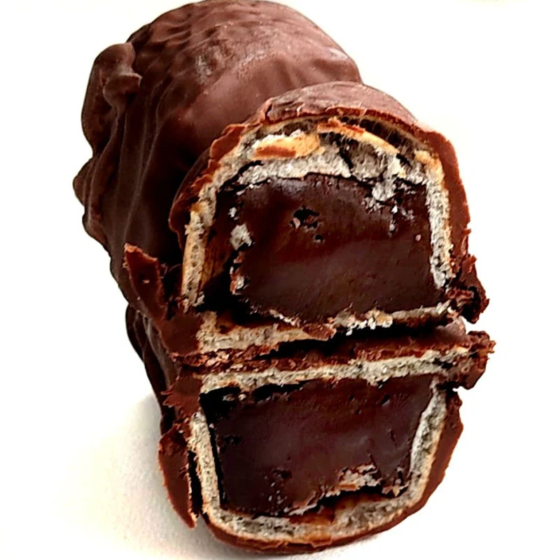 Wana WafAnd'Cream Dark Chocolate & Dark Chocolate Cream - bezglutenowy wafelek w czekoladzie z kremem proteinowym 12g białka - Image 2