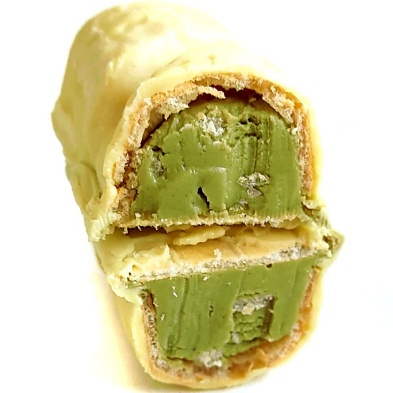 Wana WafAnd'Cream White Chocolate Pistachio Cream - bezglutenowy wafelek w czekoladzie z kremem proteinowym 14g białka - Image 8