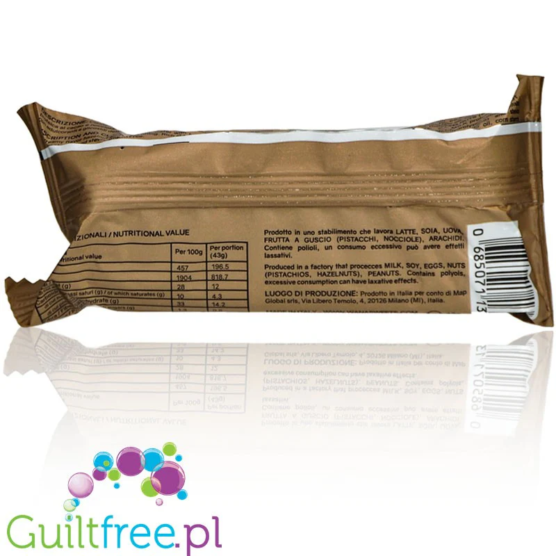 Wana WaffAnd'Cream Cocoa, Hazelnut & Gianduia - bezglutenowy wafelek w czekoladzie z kremem proteinowym 14g białka - Image 2