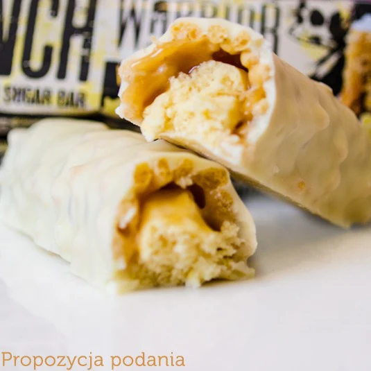 Warrior Crunch White Chocolate Crisp - baton 20g białka, Biała Czekolada & Chrupki - Image 3