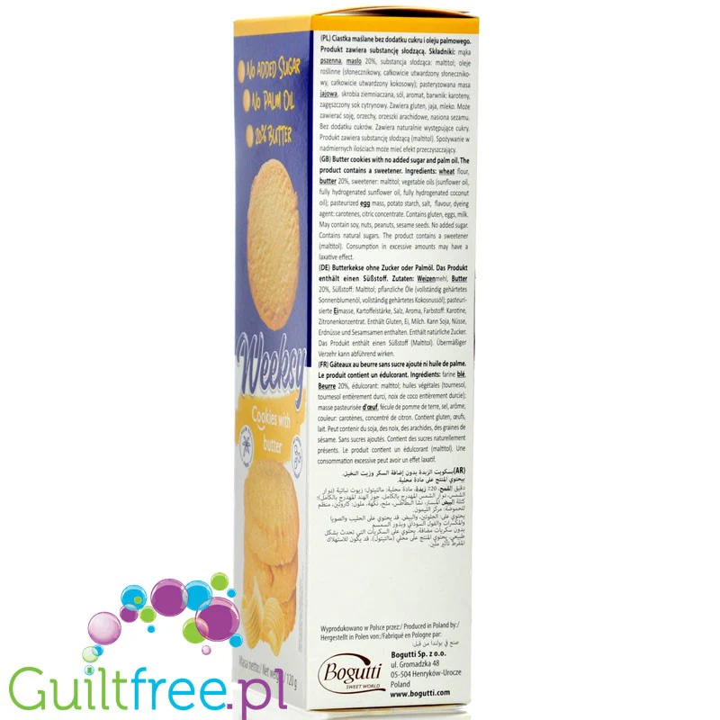 Weeksy Butter Cookies - ciasteczka maślane bez dodatku cukru i oleju palmowego - Image 2