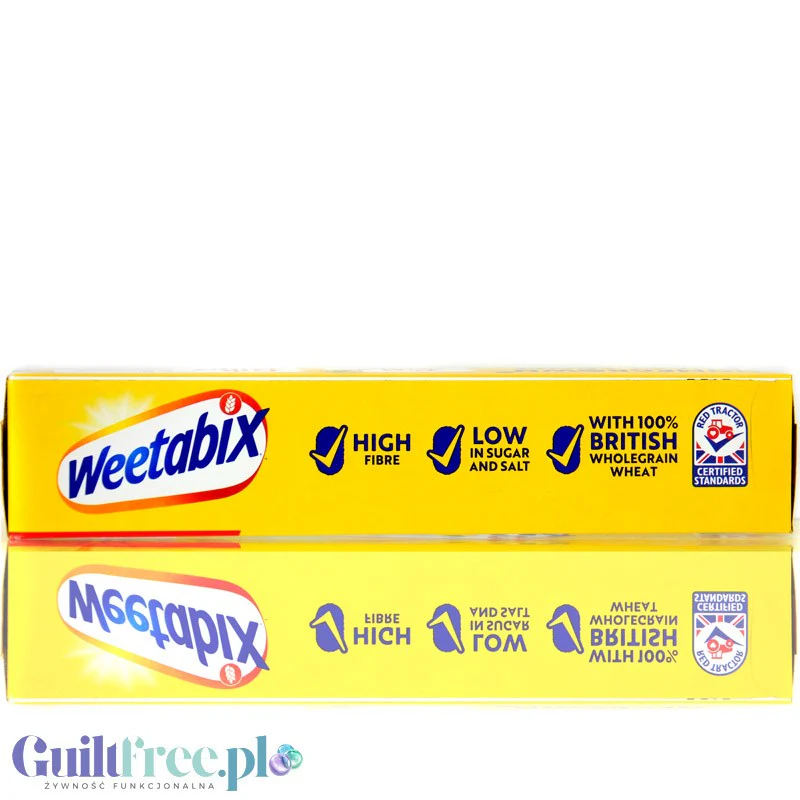 Weetabix 12 sztuk - prasowane pełnoziarniste płatki śniadaniowe w brykietach z żelazem i witaminami - Image 4