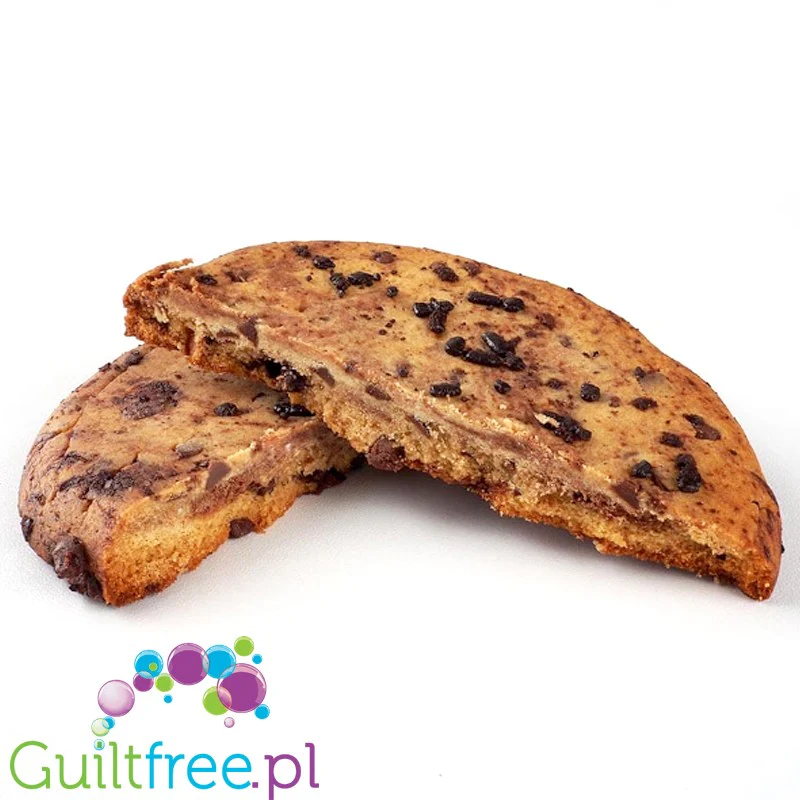 Weider Protein Cookie Caramel Choco Fudge - wegańskie GIGA ciastko proteinowe bez słodzików - Image 2