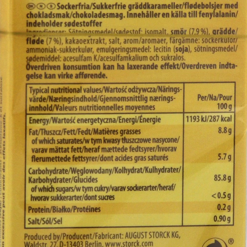 Werther's Original Chocolate cukierki bez cukru - Image 2