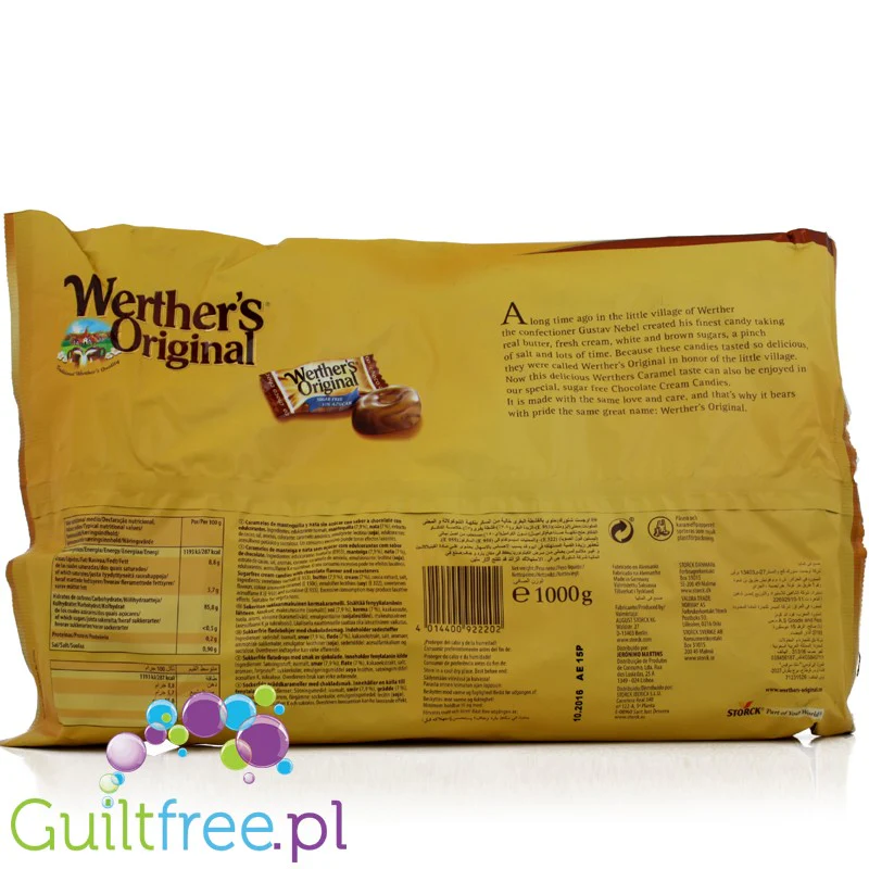 Werther's Original Czekolada XXL 1KG - Karmelki Bez Cukru - Image 2