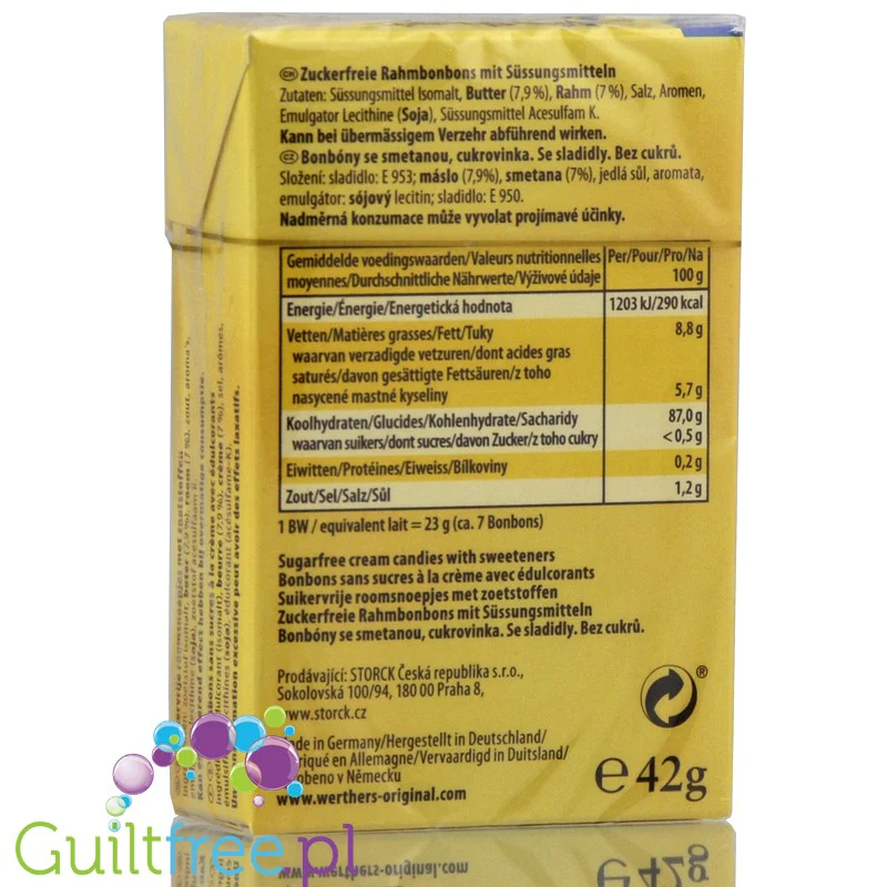 Werther's Original Cukierki Bez Cukru Mleczne Karmelki - Image 6