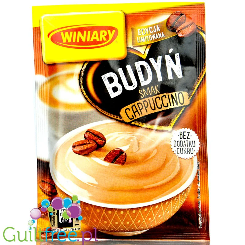 Winiary Budyń Cappuccino bez dodatku cukru, edycja limitowana