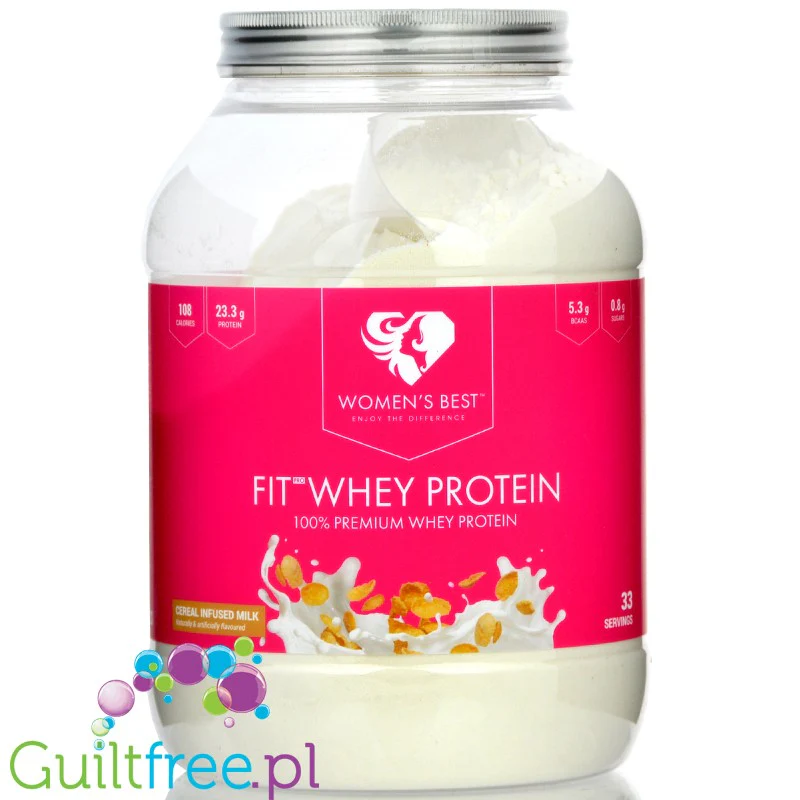 Women's Best Fit Pro Whey Cereal Infused Milk - odżywka proteinowa dla kobiet, smak Płatki z Mlekiem