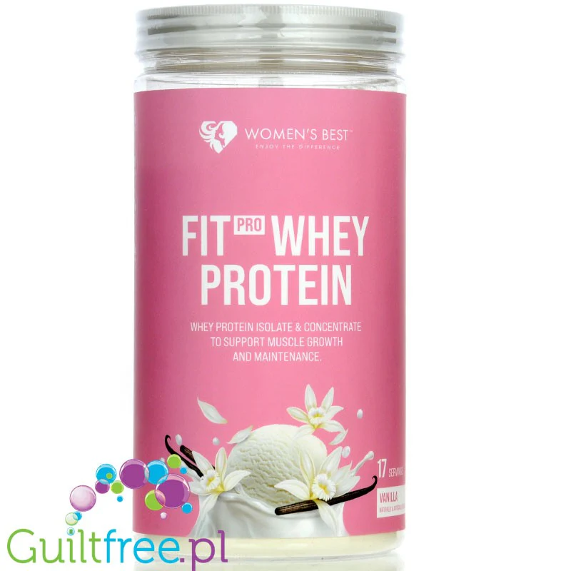 Women's Best Fit Pro Whey French Vanilla 0,51kg - odżywka białkowa dla kobiet z WPC & WPI, smak Wanilia - Image 2