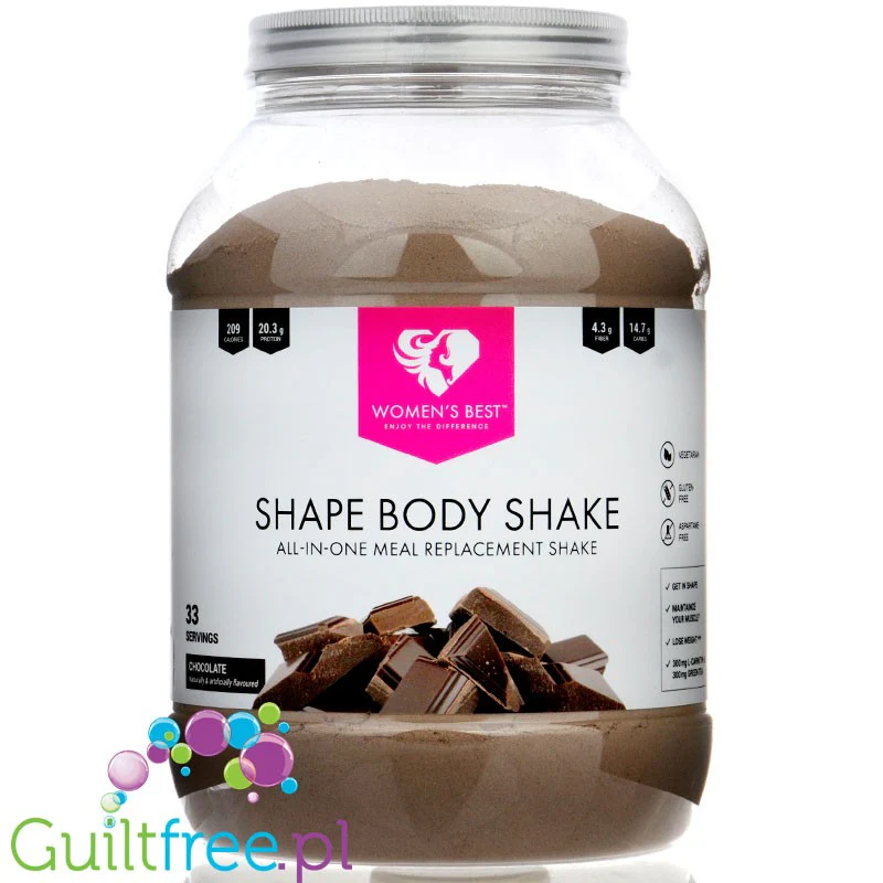 Women's Best Shape Body Shake Chocolate - koktajl do kontroli masy ciała z Carnipure® i Nutriose®