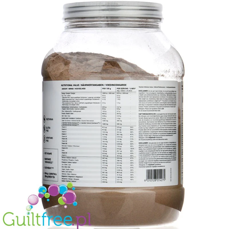 Women's Best Shape Body Shake Chocolate - koktajl do kontroli masy ciała z Carnipure® i Nutriose® - Image 2