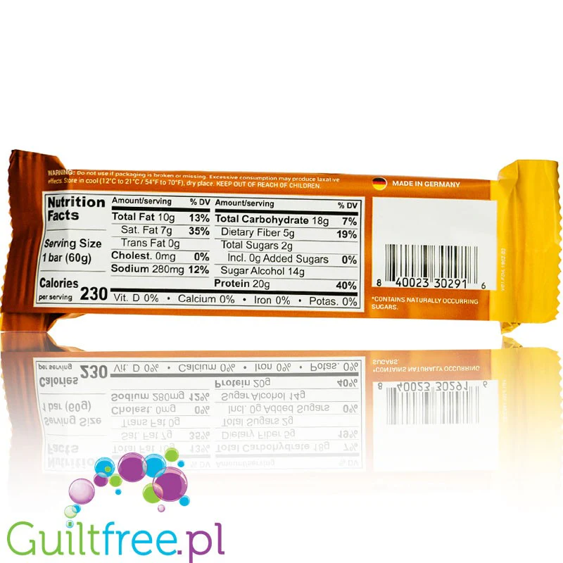 Women's Best Smart Bar Salty Peanut - baton proteinowy 20g białka z naturalnymi aromatami - Image 3