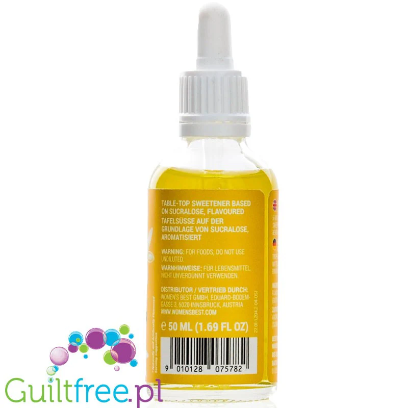 Women's Best Smart Flavour Drops  Vanilla 50ml - słodzone krople smakowe bez cukru, Wanilia - Image 2