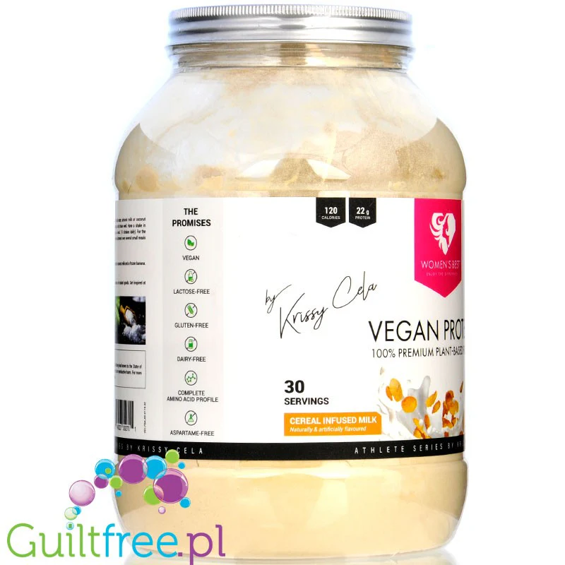 Women's Best Vegan Protein Cereal Infused Milk by Krissy Cella - wegańska odżywka białkowa dla kobiet - Image 3