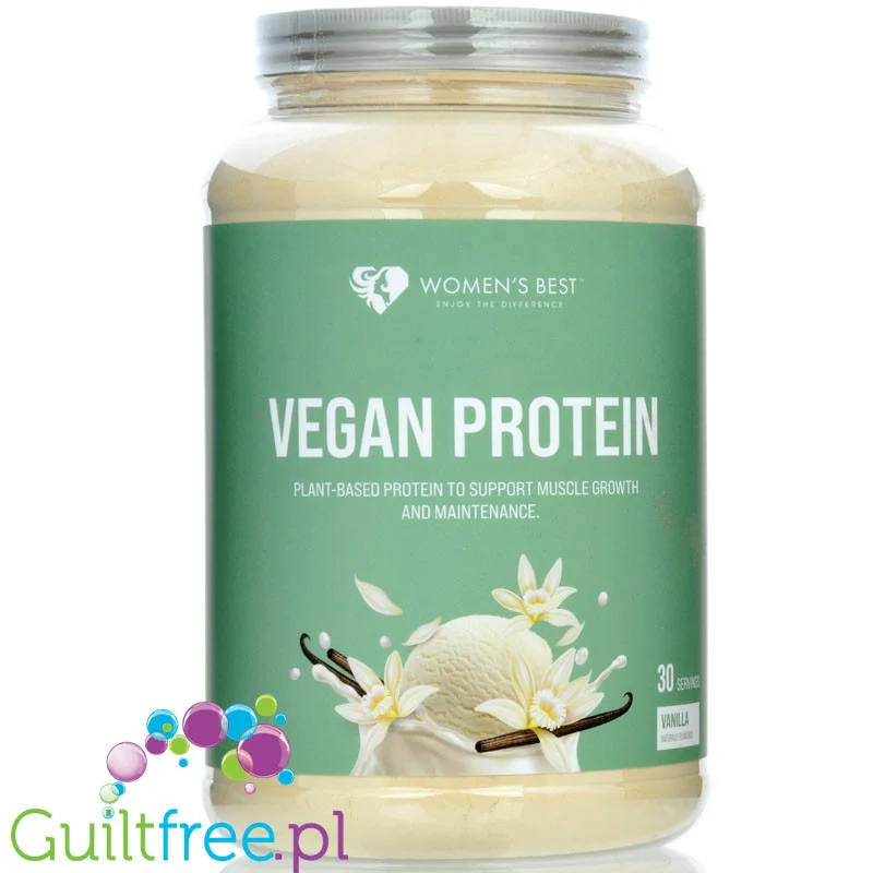Women's Best Vegan Protein Vanilla - wegańska odżywka białkowa dla kobiet bez soi i glutenu