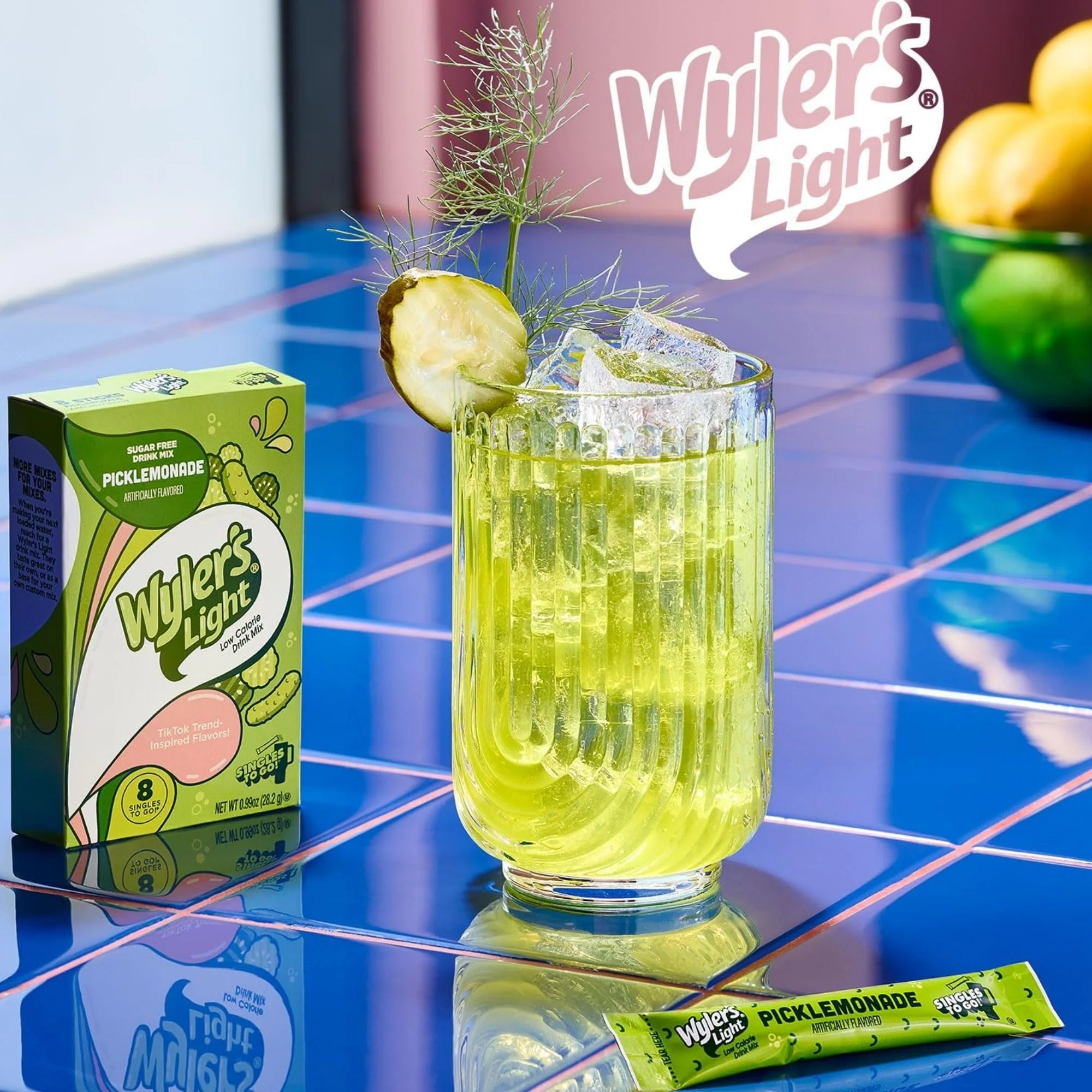 Wyler's Singles To Go Picklemonade - VIRAL lemoniada ogórkowa w saszetkach bez cukru i kcal - Image 7