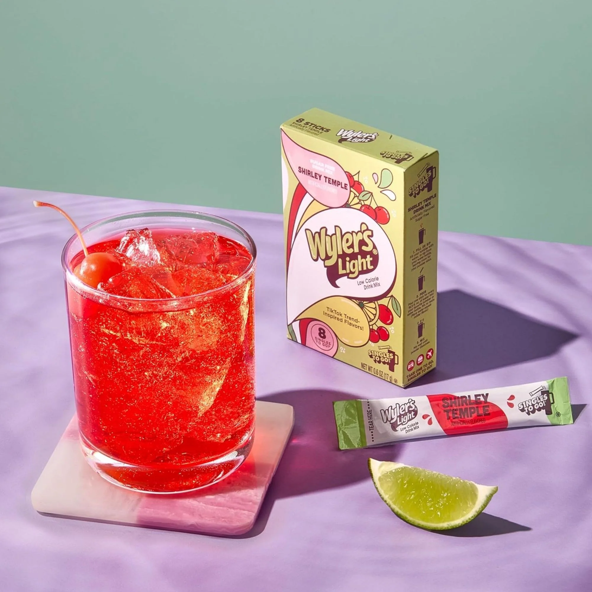 Wyler's Singles To Go Shirley Temple - saszetki smakowe do napojów bez cukru i kcal - Image 4