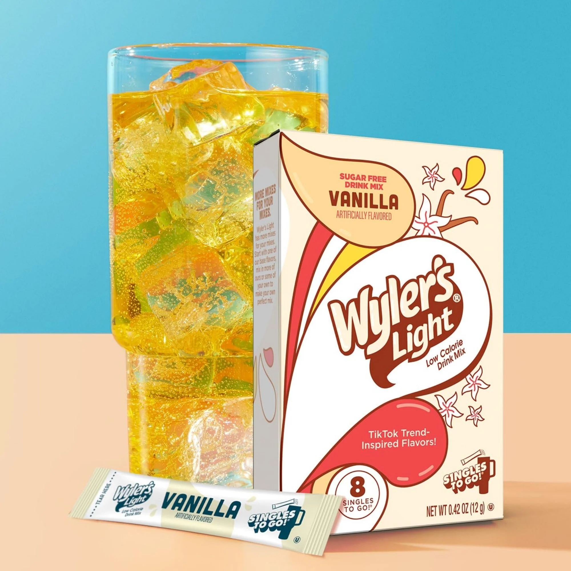 Wyler's Singles To Go Vanilla - waniliowe saszetki smakowe bez cukru do napojów i deserów - Image 6