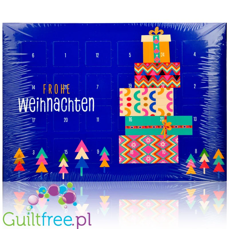 Xucker Adventskalender - kalendarz świąteczny z mlecznej czekolady bez cukru z ksylitolem - Image 2
