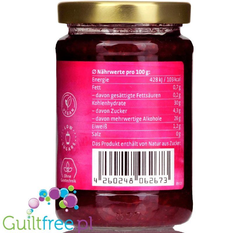 Xucker Fruit - dżem malinowy bez cukru z ksylitolem - Image 3