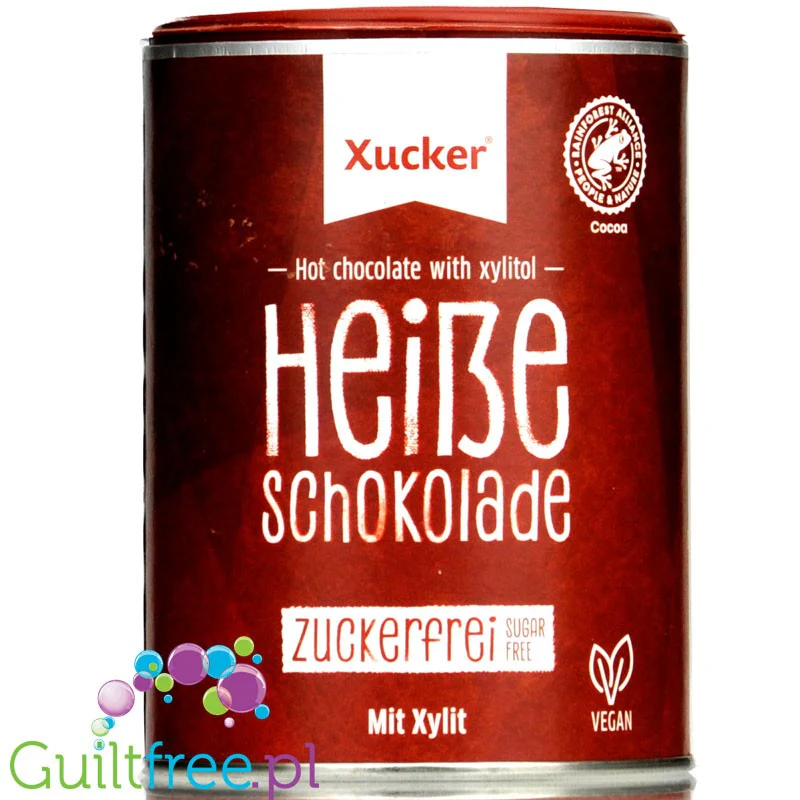 Xucker Hot Chocolate - gorąca czekolada bez cukru z ksylitolem, wegańska