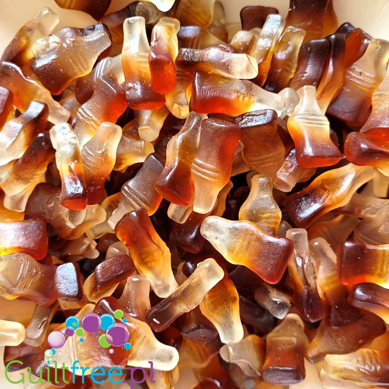 Yummi Yummi Colaflaschen 1KG - żelki Cola bez cukru, gigapaka XXL - Image 2