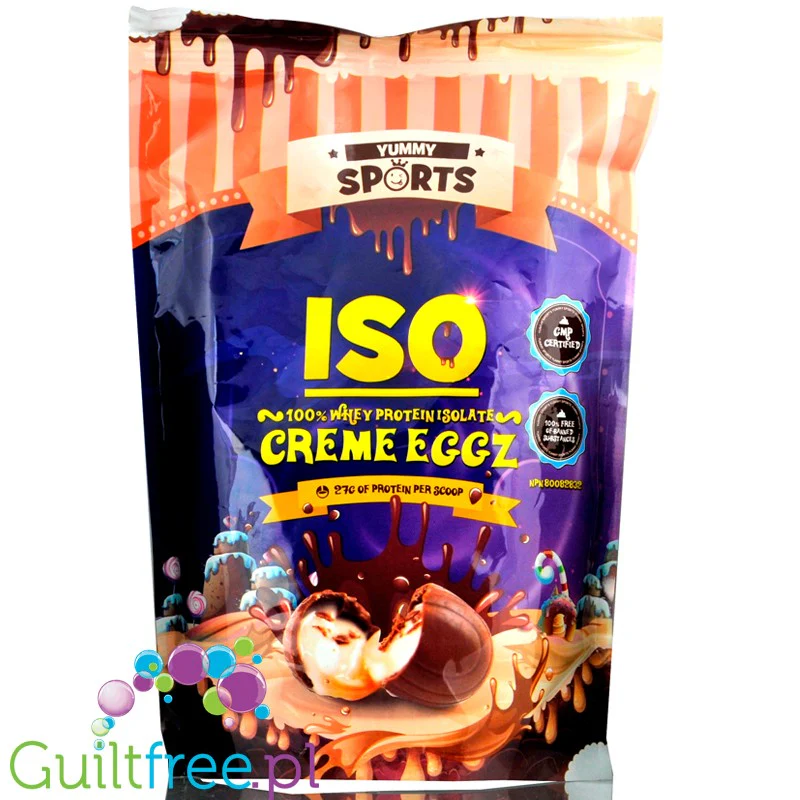 Yummy Sports ISO 100% WPI Creamy Eggs - odżywka białkowa, smak Jajeczka Czekoladowe, 27g białka & 112kcal - Image 2