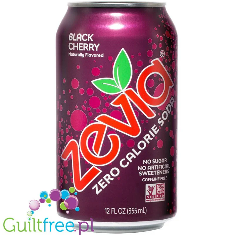 Zevia Black Cherry - napój gazowany 0kcal ze stewią - Image 2