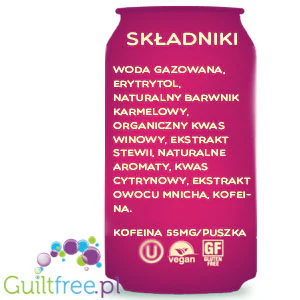 Zevia Cherry Cola - 100% naturalna wiśniowa cola bez kalorii ze stewią - Image 3