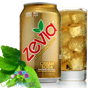 Zevia Cream Soda - śmietankowa lemoniada, napój ze stewią - Image 3