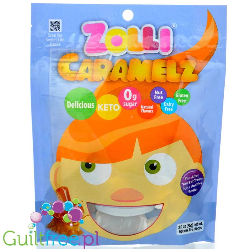 Zolli Drops® Caramelz - wegańskie keto 'maślane' karmelki bez cukru